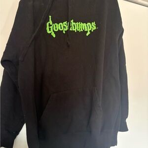 Goosebumps Black Hoodie for Men